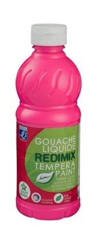 Gouache liquide – Flacon de 500 ml – Lefranc&Bourgeois ROSE TYRIEN