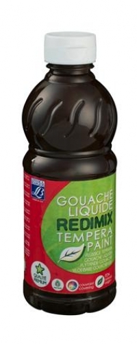 Gouache liquide – Flacon de 500 ml – Lefranc&Bourgeois TERRE OMBRE BRULEE