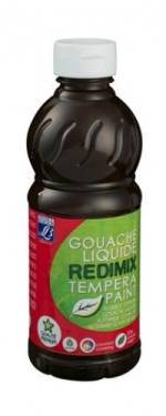 Gouache liquide – Flacon de 500 ml – Lefranc&Bourgeois TERRE OMBRE BRULEE