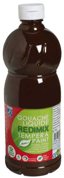 Gouache liquide -1 Litre – Lefranc&Bourgeois- TERRE OMBRE BRULEE