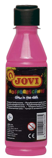 Gouache phosphoresente flacon de 250 ml, magenta fluo