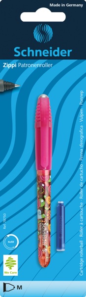 STYLO ROLLER à cartouche ZIPPI +1 cartouche  s/blister