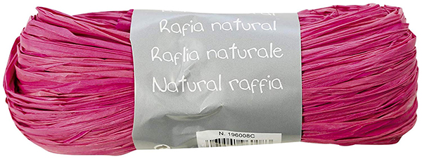 Raphia naturel – Opéra – Pelote de 50 g – 700 brins de 1 m
