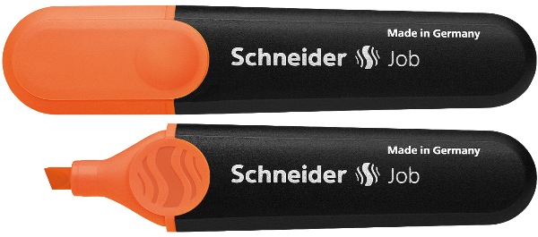 Surligneur Job 150 – Pointe biseautée 1,5 mm – Orange