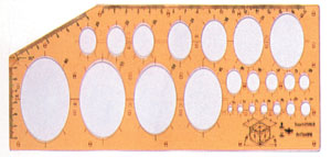 gabarit ellipse isométrique