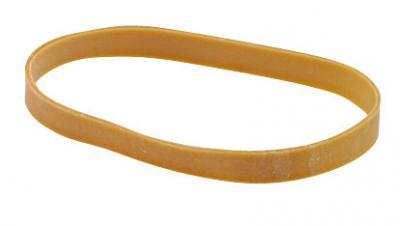 Bracelets caoutchouc blonds – Dimension : 120 x 1,5 mm – Sac de 1 kg