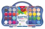 Gouache en pastilles 23 mm- GIOTTO – 36 couleurs + 1 pinceau