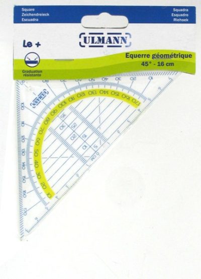 Équerre Géométrique de avec Rapporteur Intégré en Plastique, Triangle  géométrique, Lot de 5 géotriangles en art, Pour Incassable et transparent  la peinture les étudiants le bureau les designers : : Fournitures  de