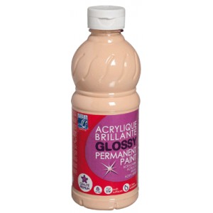 Peinture Glossy acrylique -500 ml – Pêche – LEFRANC & BOURGEOIS