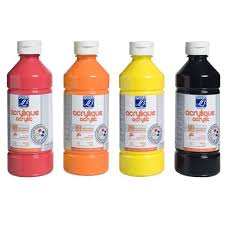 Peinture Glossy acrylique -500 ml – LEFRANC & BOURGEOIS – ORANGE