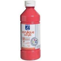 Peinture Glossy acrylique -500 ml – LEFRANC & BOURGEOIS – ROUGE