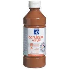 Peinture Glossy acrylique -500 ml – LEFRANC & BOURGEOIS – MARRON