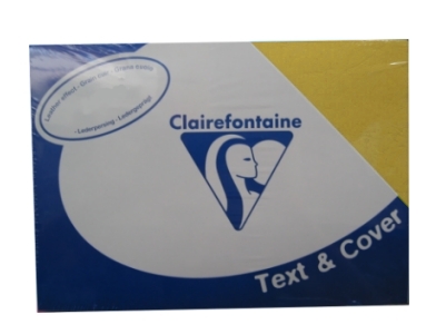 Couvertures pour reliure – A4 – Carton grain 18/100e grain cuir – 270g – Ramette de 100 – Tournesol