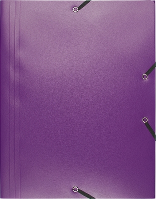 Chemise à élastique – 3 rabats – Polypro 5/10ème – 24×32 cm – Mauve