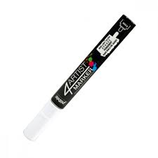 4Artist Marker Pébéo – pointe ronde 4mm – Blanc