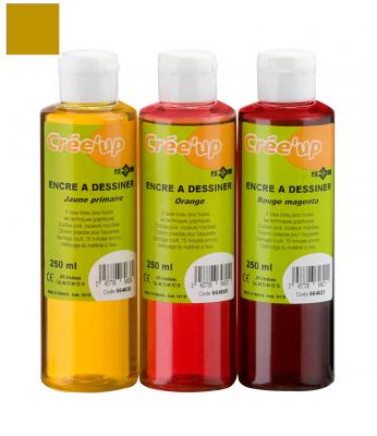 Encre à dessiner – Flacon de 250 ml – Or