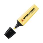 Surligneur Boss Original – Pointe biseautée 2 à 5 mm – pastel – Crème de jaune