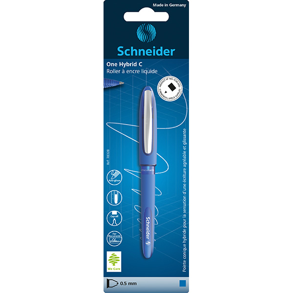 Roller SCHNEIDER – One Hybrid C -Pointe 0,5 mm – Bleu s/blister