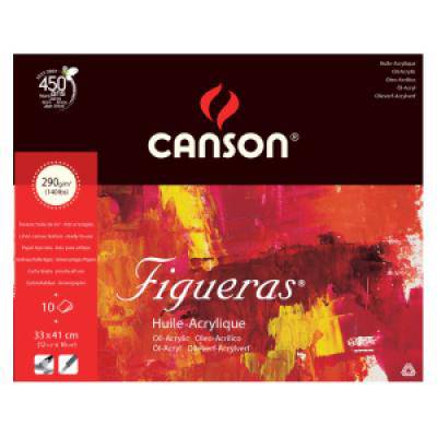 Bloc Huile FIGUERAS 33*41 10F 290 grs Grain Toilé