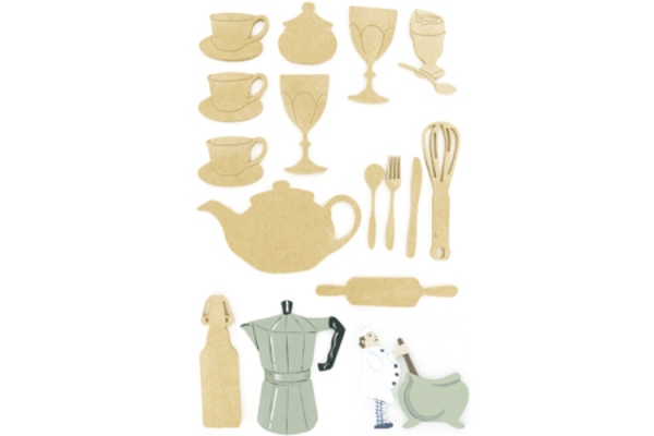 SCÈNE FORMES MEDIUM LA CUISINE 44.50 x 27.50 cm