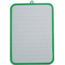 Ardoise Blanche 19 X 26 Mm 1 Face Unie 1 Face Lignee Facon Seyes 4mm Carreaux De 16 X 16mm Librairie Papeterie Sainte Clotilde