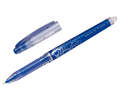 Roller PILOT -Frixion Point – Encre gel effaçable – Pointe fine 0,5 mm – Bleu