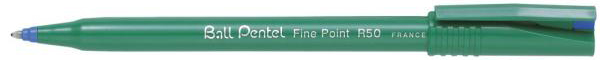 Roller PENTEL – R50 – Pointe large 0,8 mm – Bleu