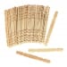 BATONNETS de construction en bois naturel – 50 pièces –  11,4 x 1 cm
