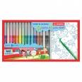 Coffret coloriage Poster Géant 30 feutres power + 1 poster géant OMY